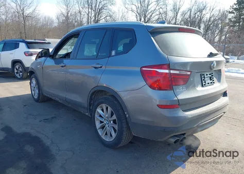 2015 BMW X3 xDrive28I из США, поврежденный, VIN 5UXWX9C57F0D61012